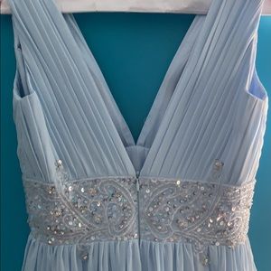 Baby Blue Cinderella Prom Dress